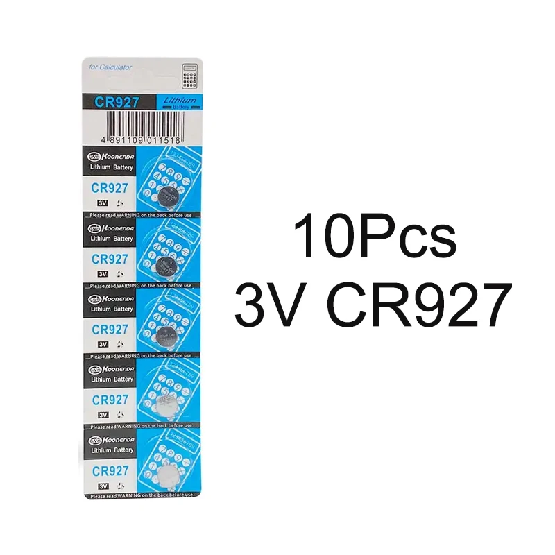 3V 30mAh CR927 927 DL927 BR927 BR927-1W CR927-1W ECR927 5011LC KCR927 LM927 Watch Button Coin Cells Lithium Li-ion Battery