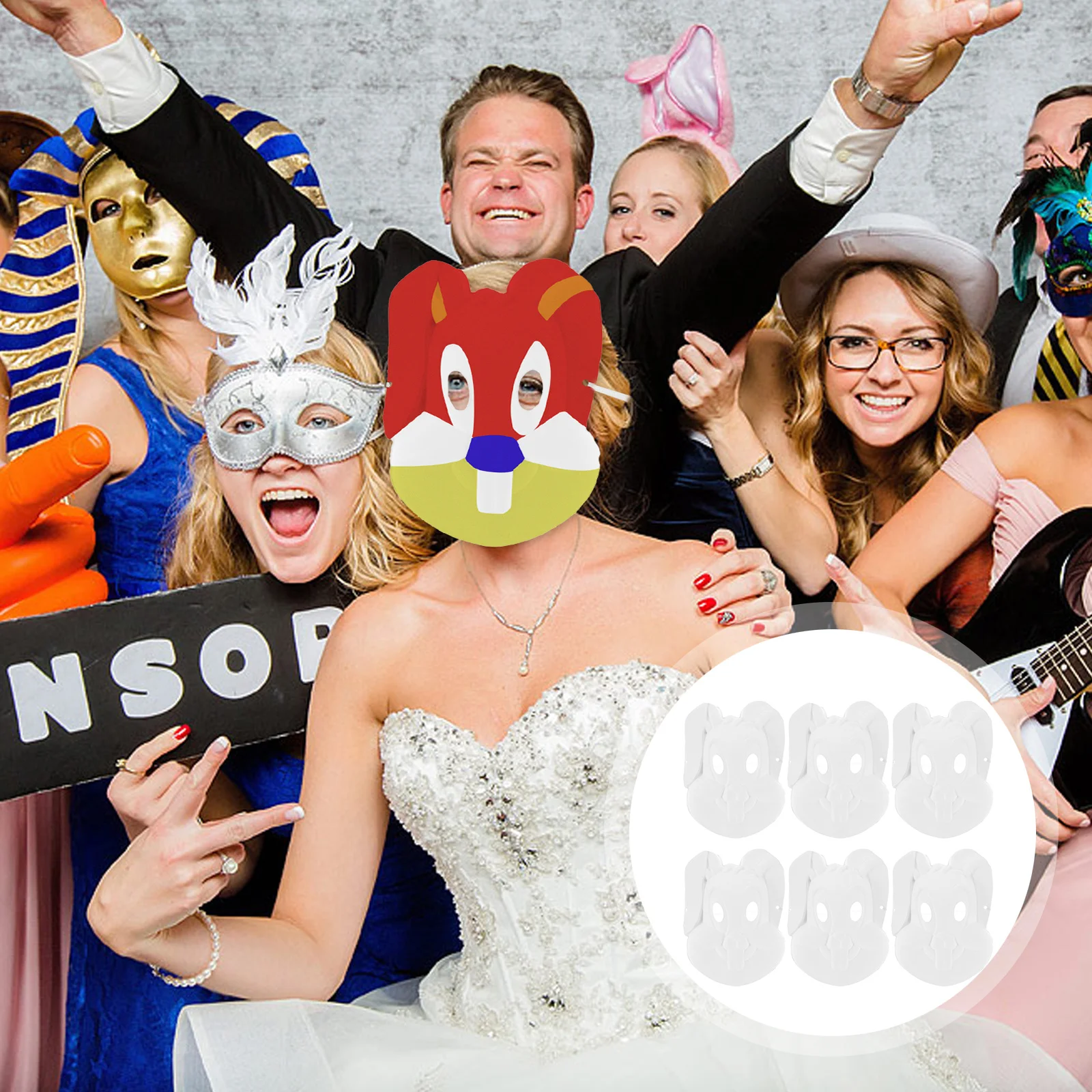 Рисунок 2 - пустые маскарадные маски маски