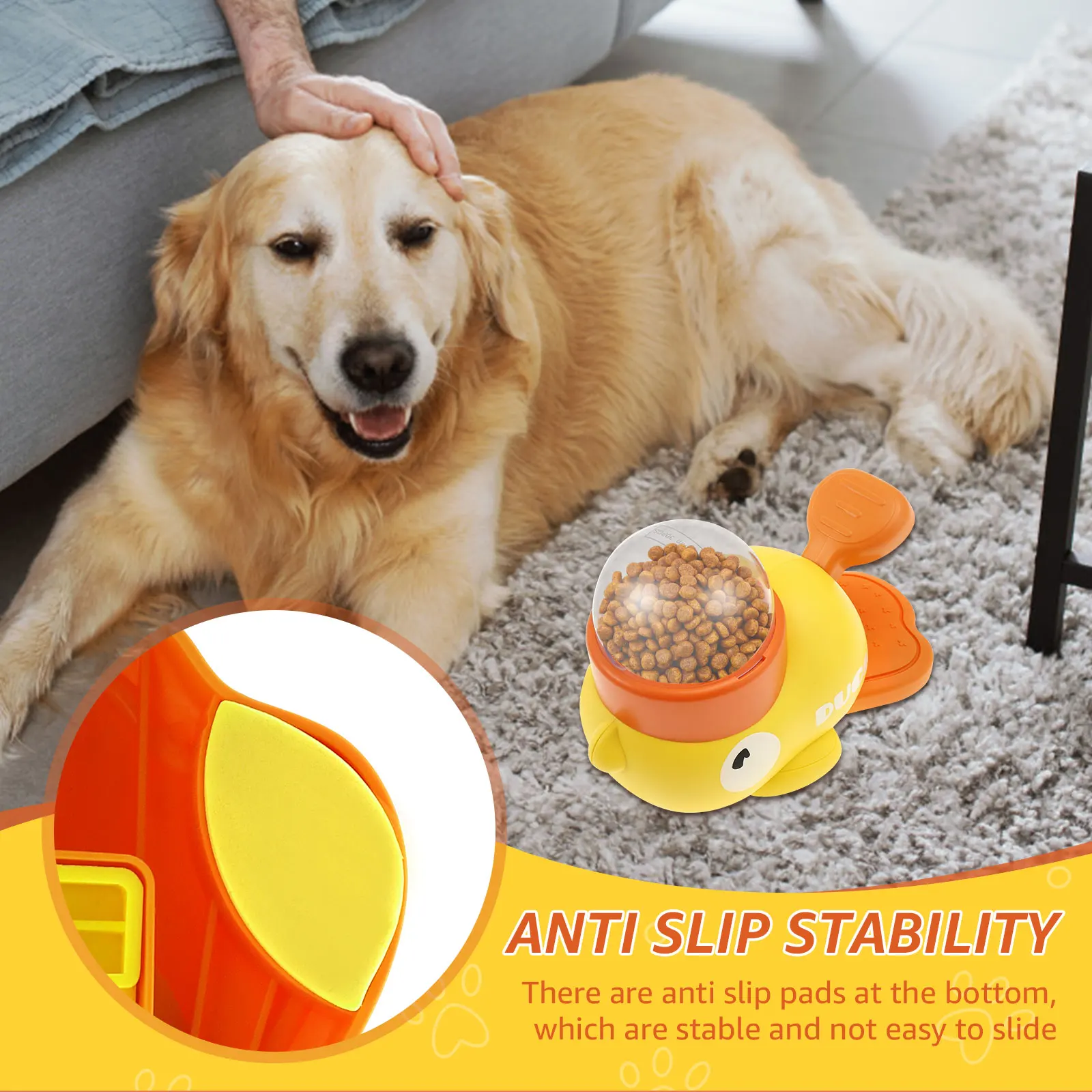 Interactive Duck Slow Feeder Toy 5