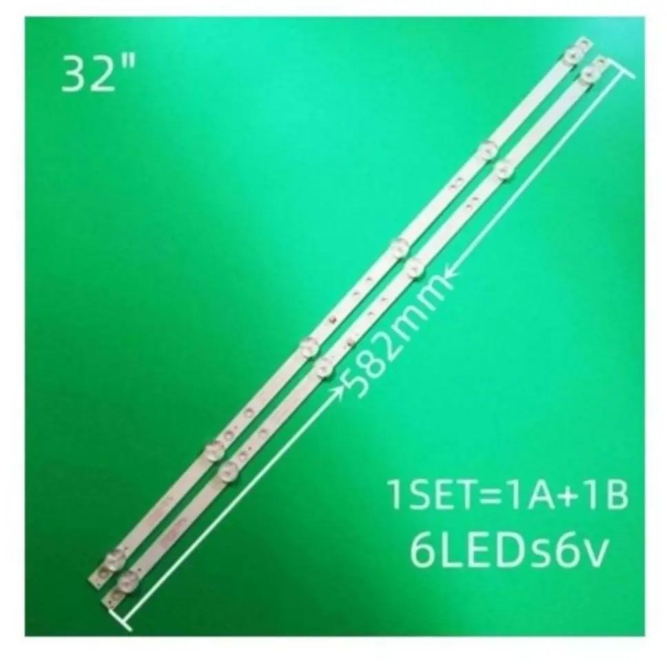 582mm TV Lamps Kit LED Backlight Strips For Toshiba 32S2855EC LED Bars K320WDX A1 Bands Rulers 4708-K320WD-A2113N01 A2113N11 AB