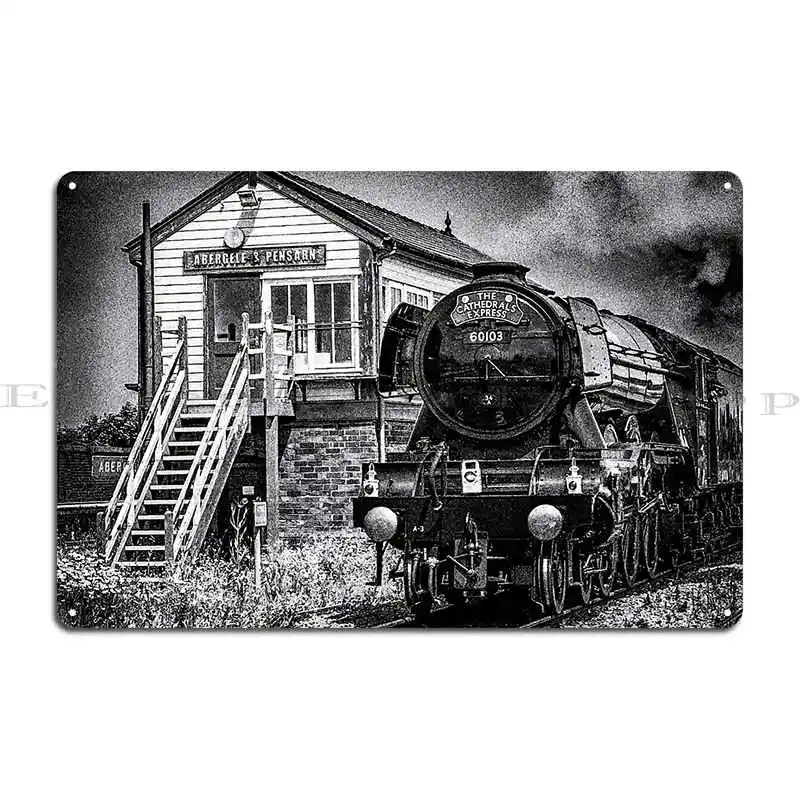 The Flying Scotsman Metal Sign Home Cinema Customize Wall Cave Vintage Tin Sign Poster