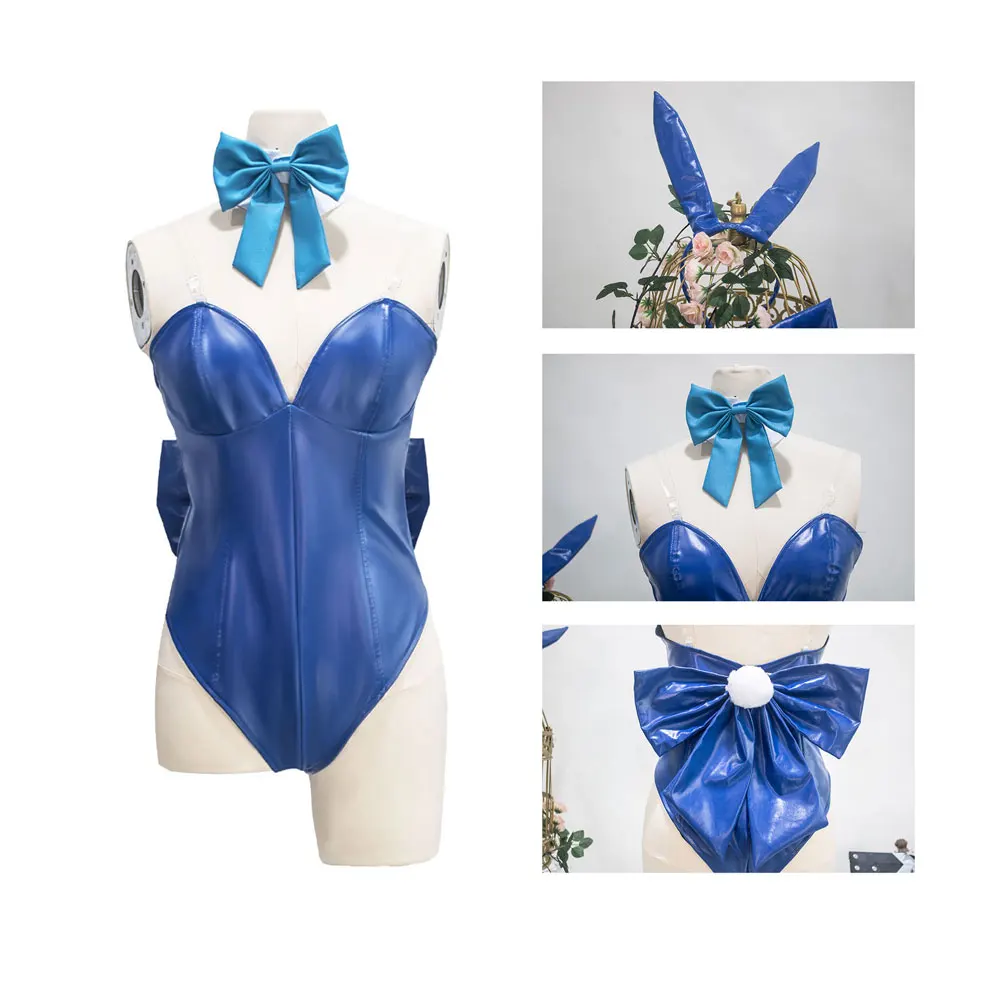 Game Blue Archive Bunny Girl Asuma Toki Cosplay Costume Sexy Kawaii Women Roleplay Fantasia Cloth Halloween Party Disguise Suits - view 5