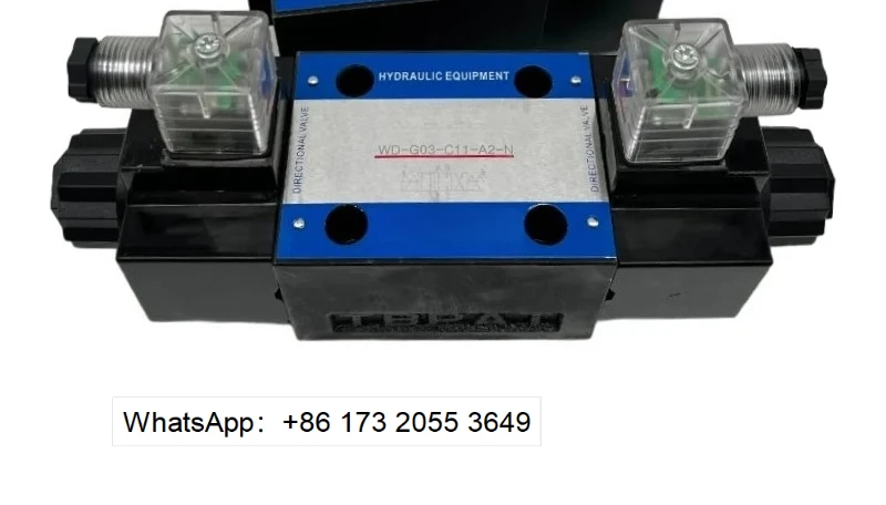 Hydraulic Solenoid Directional Valve WD-G03-B11B-D2-N/-B11B-A2-N/C5-D2-N For Cutting Machine Hydraulic System Control