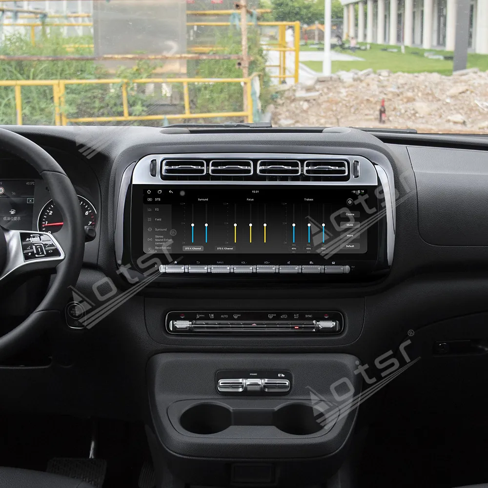 Android14 CarPlay أندرويد 4G واي فاي ستيريو الملاحة راديو السيارة مشغل وسائط متعددة شاشة لمس لمرسيدس بنز فيتو 2024-2025 #1