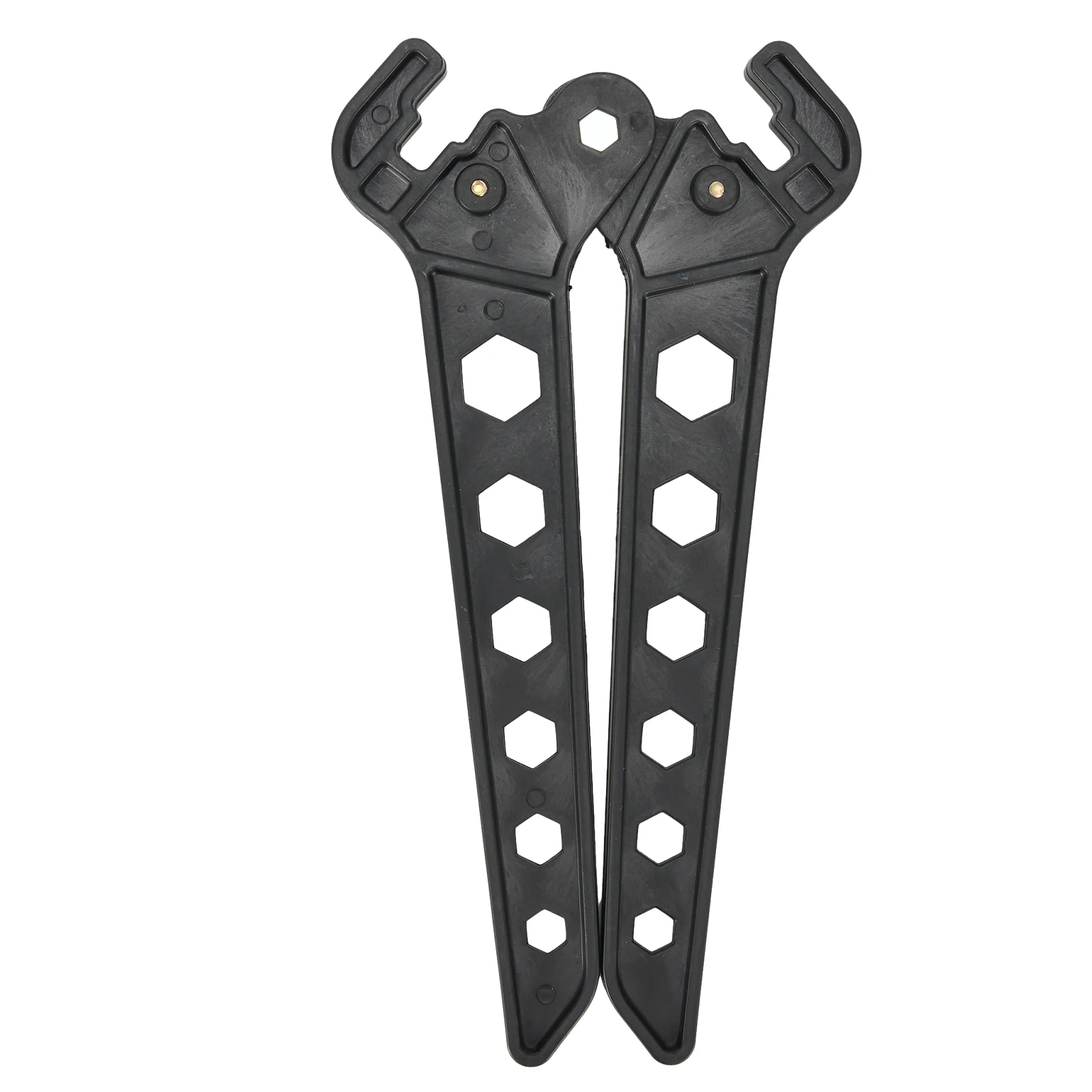 Figure Eight Bow Stand Black Folding Holder Kick Rack Support Plastic Spring Design High Performance High Quality