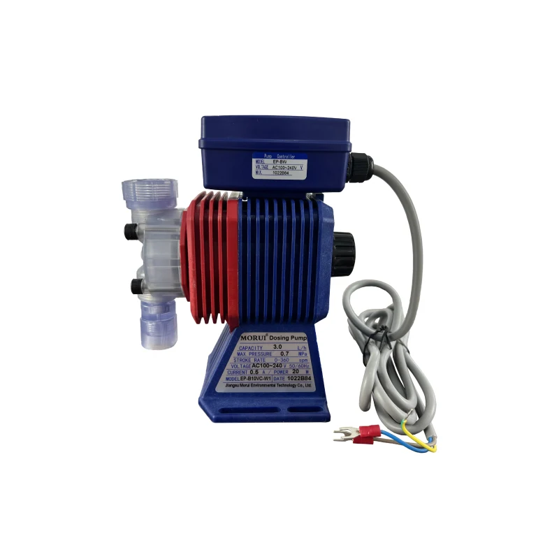 Sehr beliebte Kunden 20W 7bar Chemische Flüssigkeitstransfermembrandosierung Dosierpumpe China Herstellung