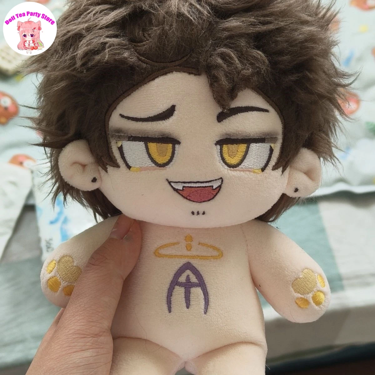 Anime Adam Hazbin Hotel Attributes Cotton Doll Cartoon Handsome Plushie 20cm Gift Dress Up Game Plush Stuffed Body Toys
