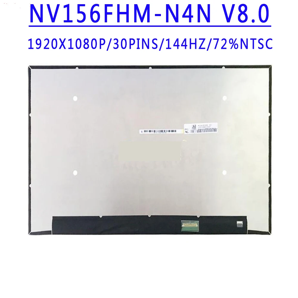 Imagem -02 - Relação de Contraste Nv156fhm-n4n V8.0 1200:1 Lcd 15.6 Polegada 1920x1080 Ips Fhd Edp 30 Pinos 72 Ntsc 144hz 350 hz Nv156fhm N4n V8.0