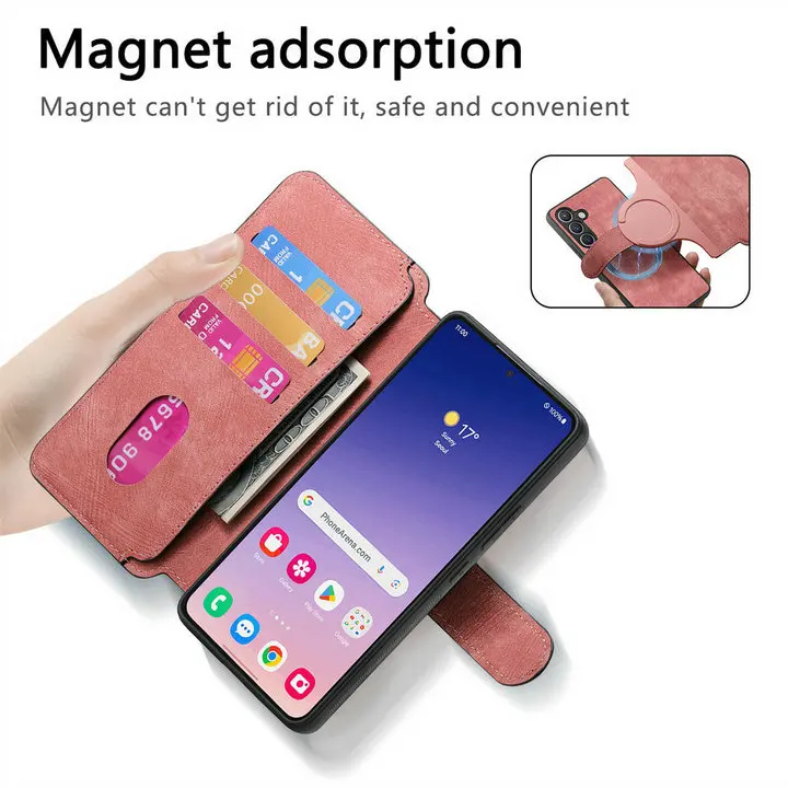 Für Xiaomi 17T Pro 5G Luxus-Hülle RFID Leder-Brieftasche Coque Xiaomi 15T Hülle Magnet Abnehmbare 2-in-1 Flip-Cover 17 T 15 18 Pro Max – Detail 8