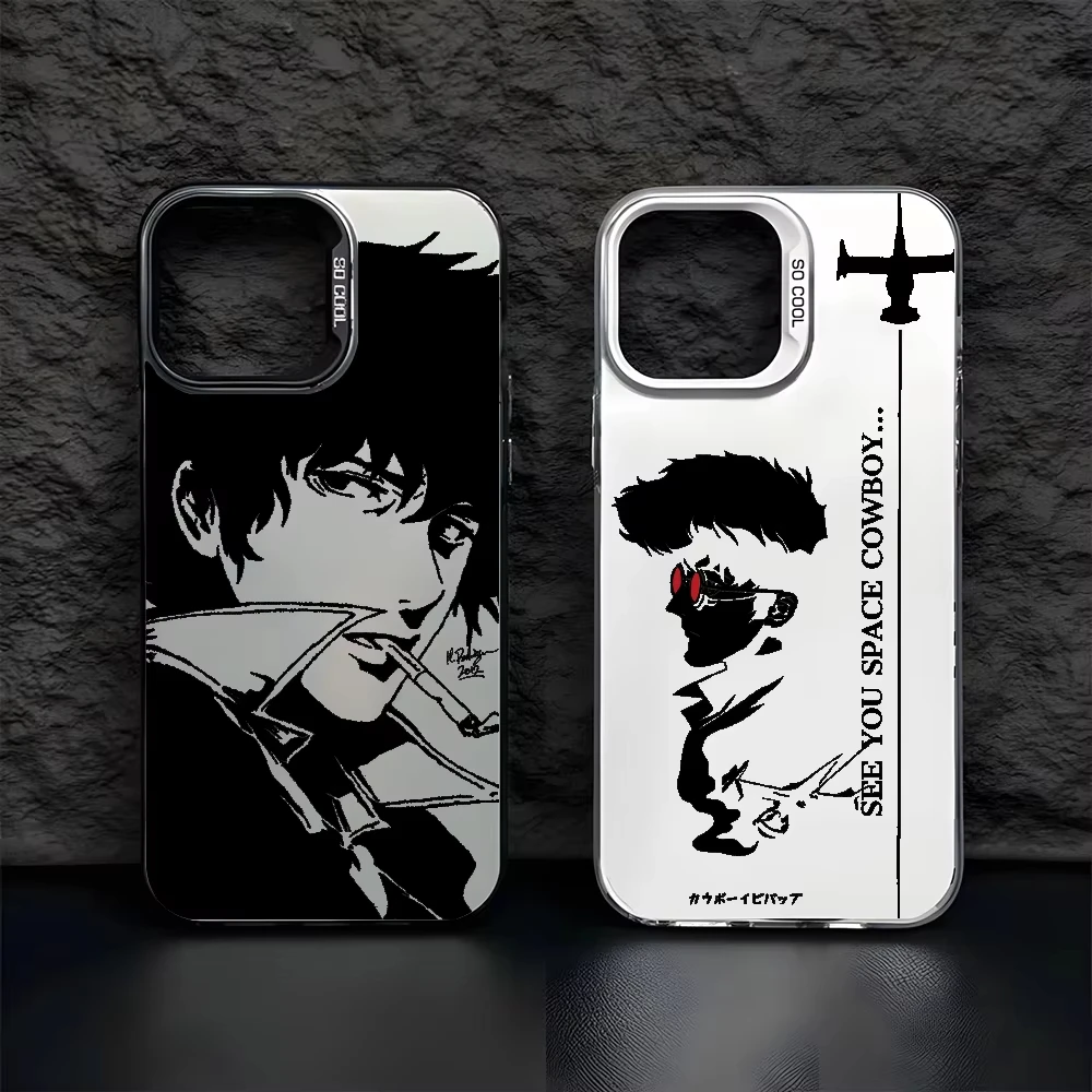C-Cowboy أنيمي B-Bebop قضية الهاتف لسامسونج غالاكسي S25Ultra S24 S23 S22 S21 زائد S20 FE A55 A54 A35 A15 Funda غطاء مقاوم للصدمات