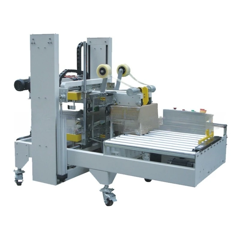 

Fully automatic unpacking, packing and sealing machine, e-commerce express package sticker, four-corner edge sealing and packing