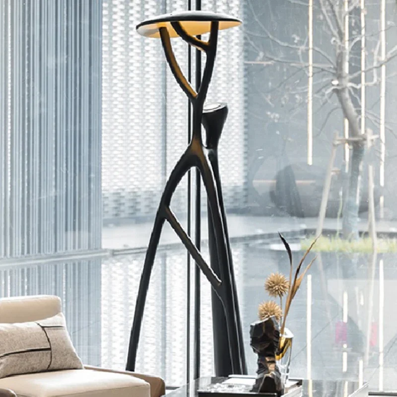 

Postmodern sculpture floor lamp design sense sofa side living room villa decoration ornament lamp