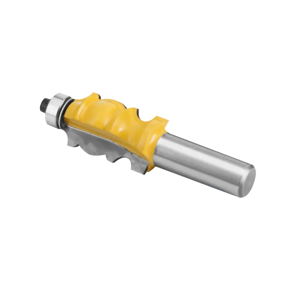 AURWOF 1 Stück 1/2" 12mm Schaft 2-Schneiden Holzfräser, Hartmetallbestückter Kantenfräser für Möbel- und Schrankprofile MC03090 – Detail 2