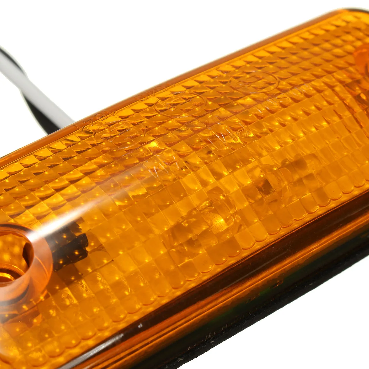 2/4/6pc 12-30V Amber Clearance Side Marker Indicator Light For Trailer Truck Caravan Van Signal Lights Turn Lights Accessories