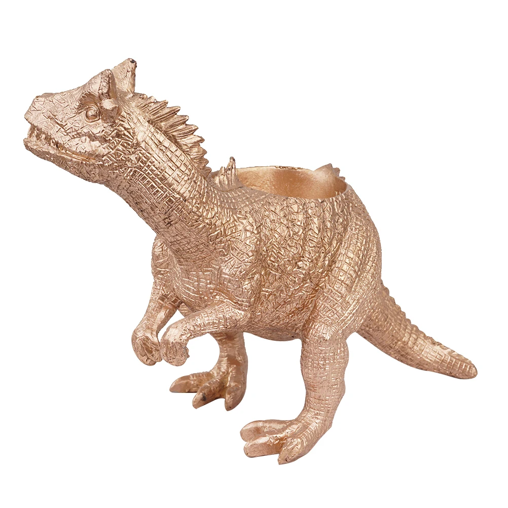 

1pc Resin Flowerpot Desktop Ornaments Dinosaur Modeling Container for Succulents Small Flowers Indoor Decor Plant Craft
