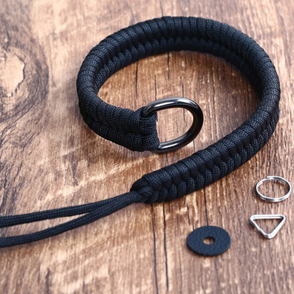 

2pcs Camera Wrist Strap 9-Core Parachute Rope Adjustable Quick Release Metal Ring For Dslr Mirrorless Cameras Safety Lanyard