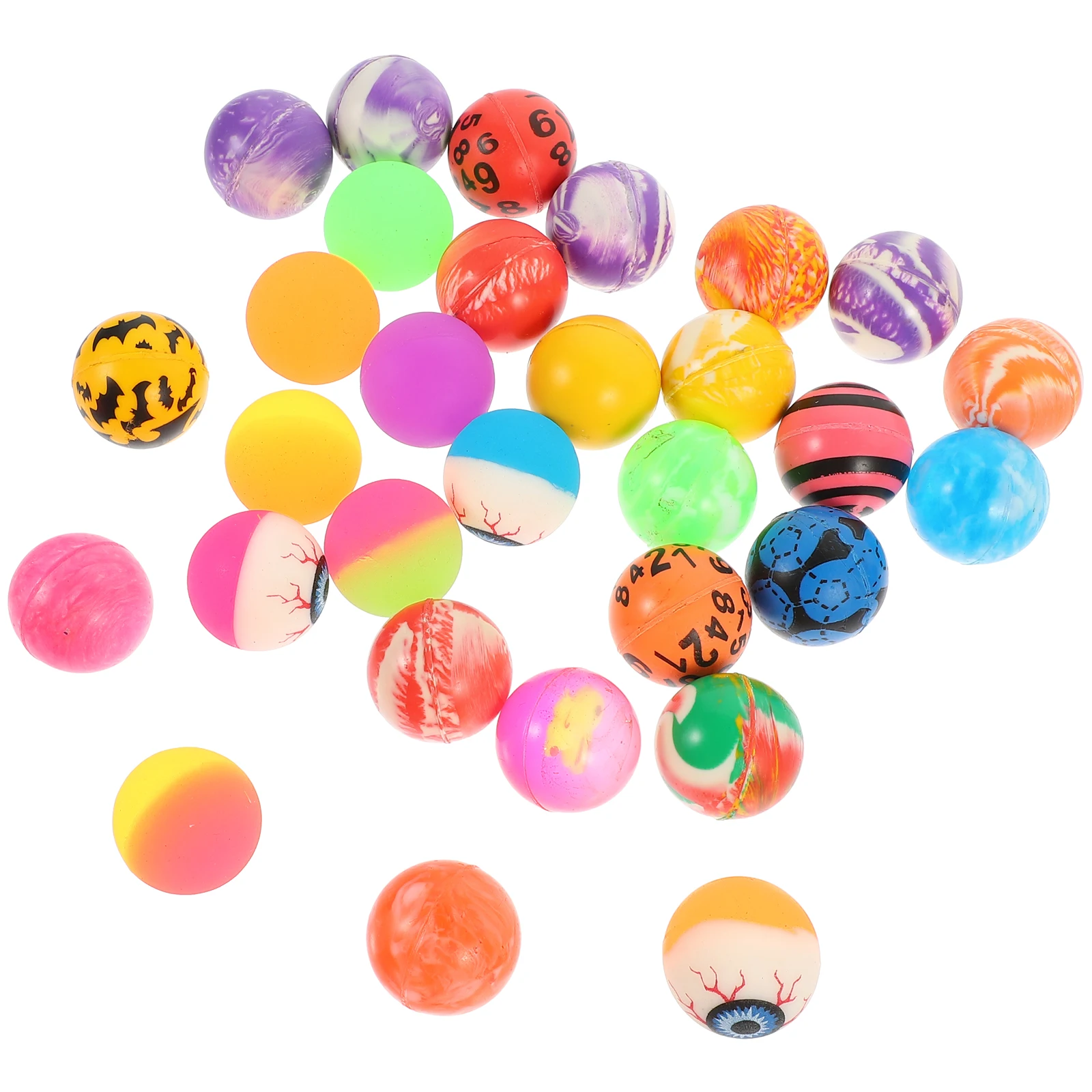 

30 Pcs Bouncy Ball Toy Jumping Balls Children for Colored Marble Ingubers Toddler Student Baby Pool