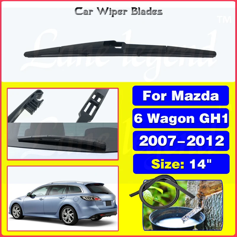 

Car Wiper For Mazda 6 Wagon GH1 2007 2008 2009 2010 2011 2012 Rear Windshield Windscreen Wiper Blade Car Accessories 14"