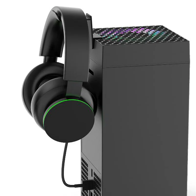 

N75R-Ipega For Series X Temperature Controlled Fan Game Console Cooling Fan Headset Hanging Storage Multi-Function Stand
