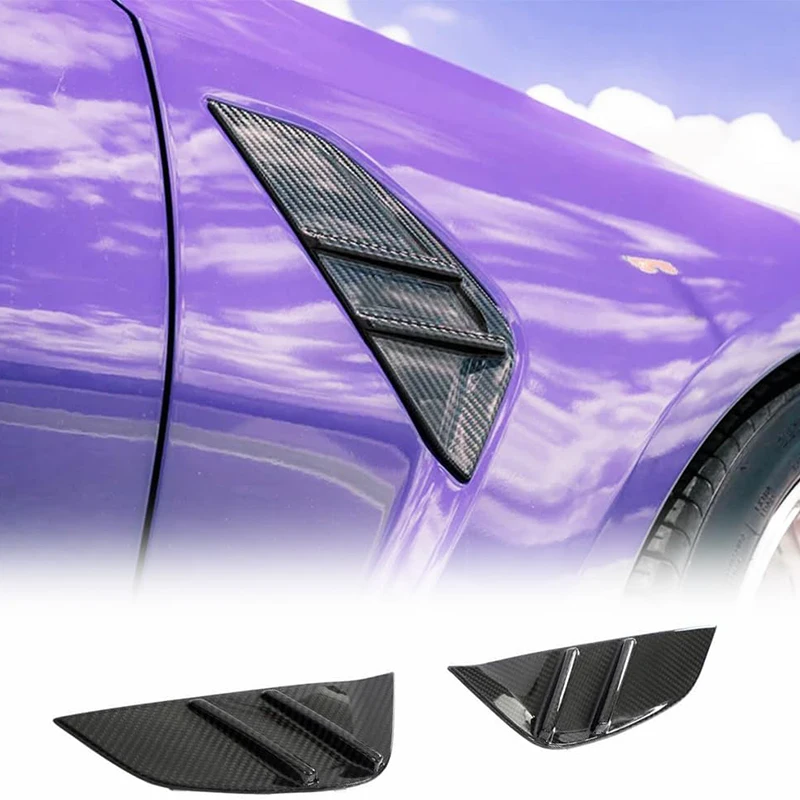 

2PCS Car carbon fiber replacement trunk lid air outlet for BMW M3 G80 from 2021 to 2023
