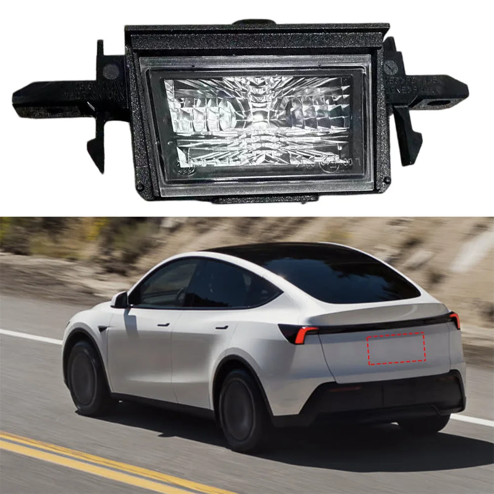 

Задний фонарь подсветки номерного знака 1906102-00-B для Tesla Model Y, черный пластиковый корпус, водонепроницаемый, сменный автомобильный светильник