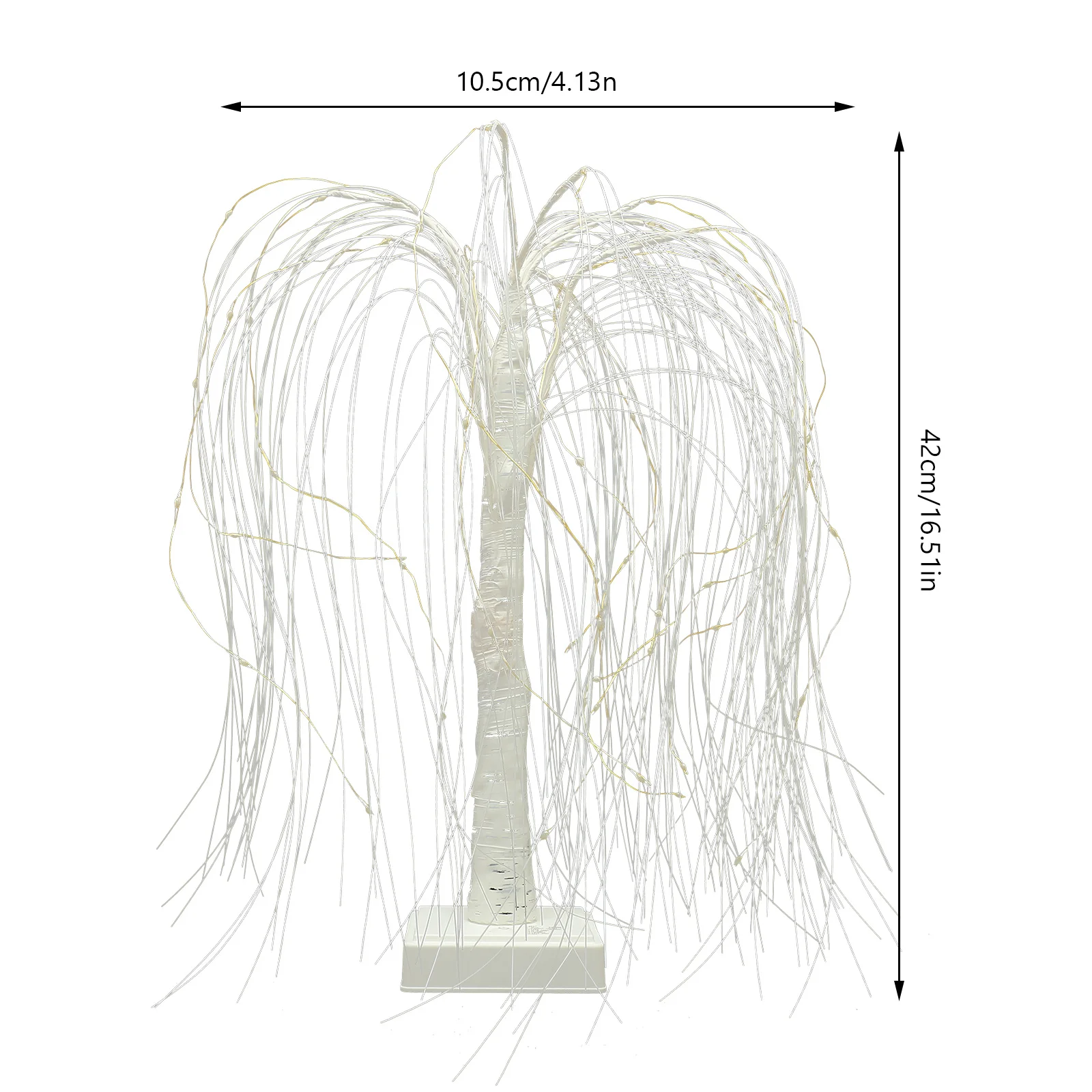 1 مجموعة LED Rgb شجرة الصفصاف الزينة تنوعا هدية فكرة تصميم رائع عيد الميلاد شجرة عيد الميلاد ضوء مشاهد ليلية احتفالية