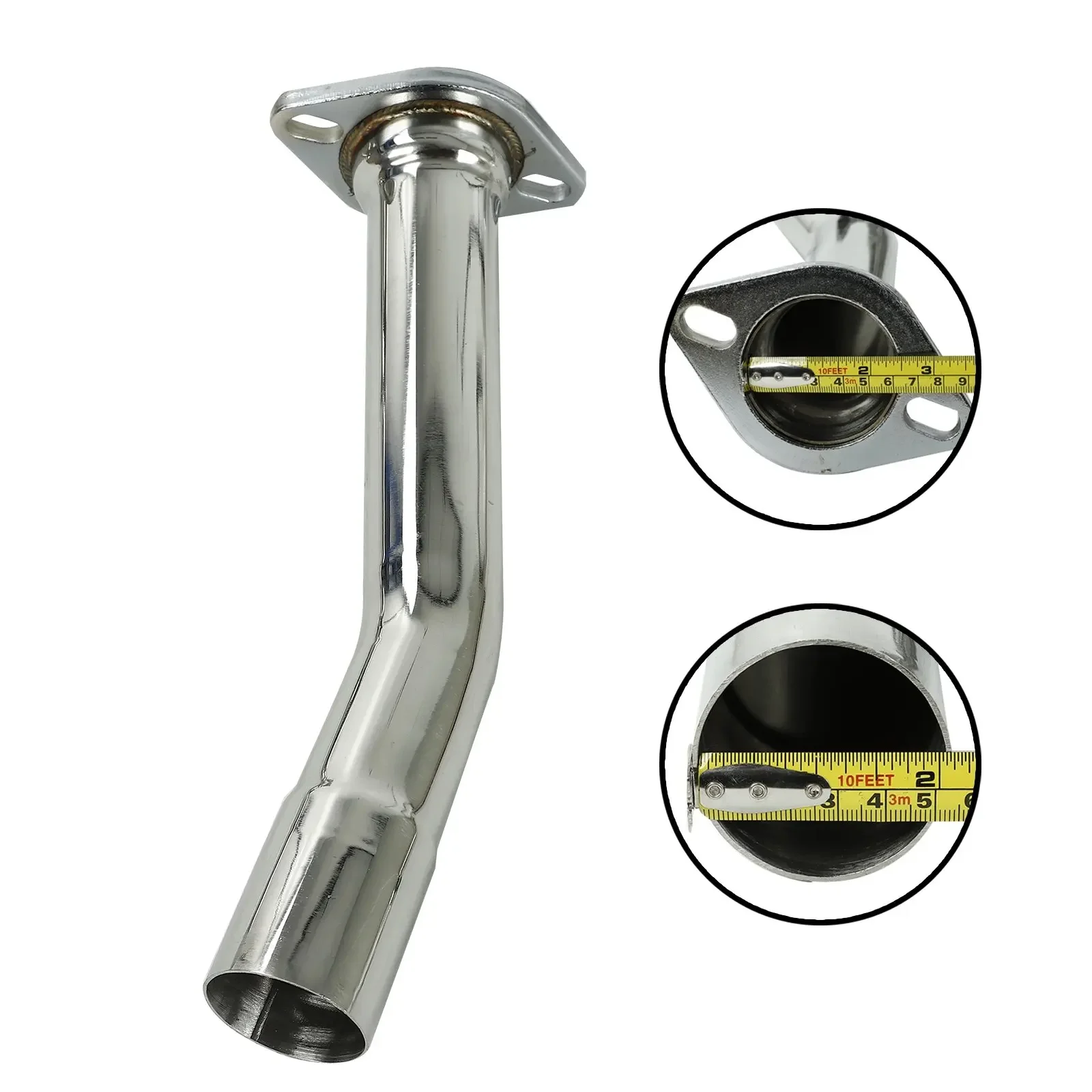 Black/Silver Manifold Exhaust Header For Nissan D21 Hardbody 1990-1995 Pickup Truck 2.4L 4WD