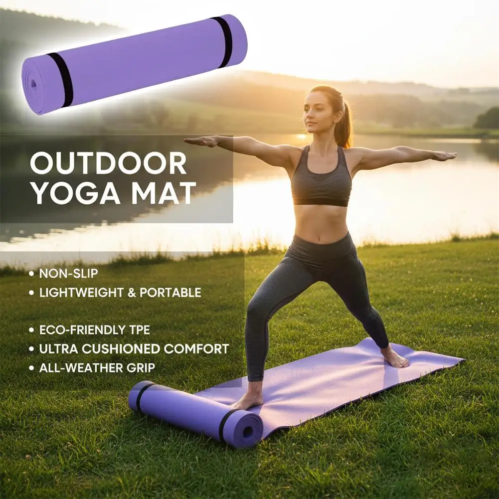 Foldable EVA Yoga Mat for Exercise, Pilates & Home Workouts – 6mm S40bd73b175964b9dba933515f5532323j