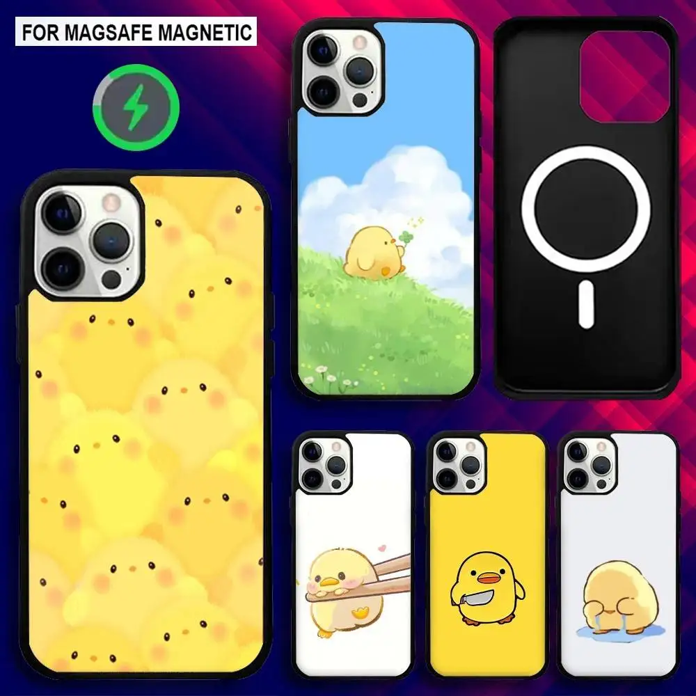 

Yellow Duck Phone Case For iPhone 16e,16,15,14,13,12,11,Plus,Pro,Max,Mini Magsafe Magnetic Wireless Charging