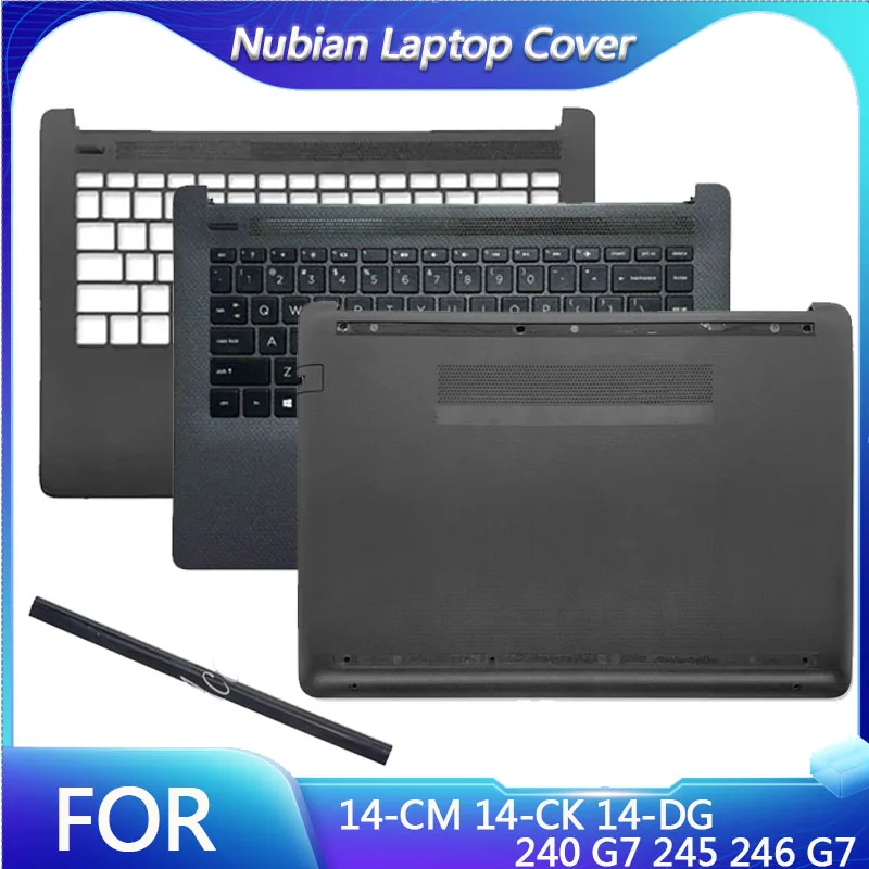 

For 14-CM 14-CK 14-DG 240 G7 245 246 G7 Laptop Hinges/Palmrst/Bottom Case Top Housing black L44056-01
