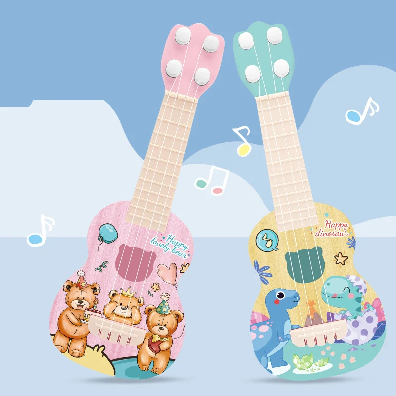 Kinder können Ukulele spielen Spielzeug Gitarre kann Anfänger Simulation Instrument Erleuchtung pädagogisches Instrument Musikspiel zeug spielen