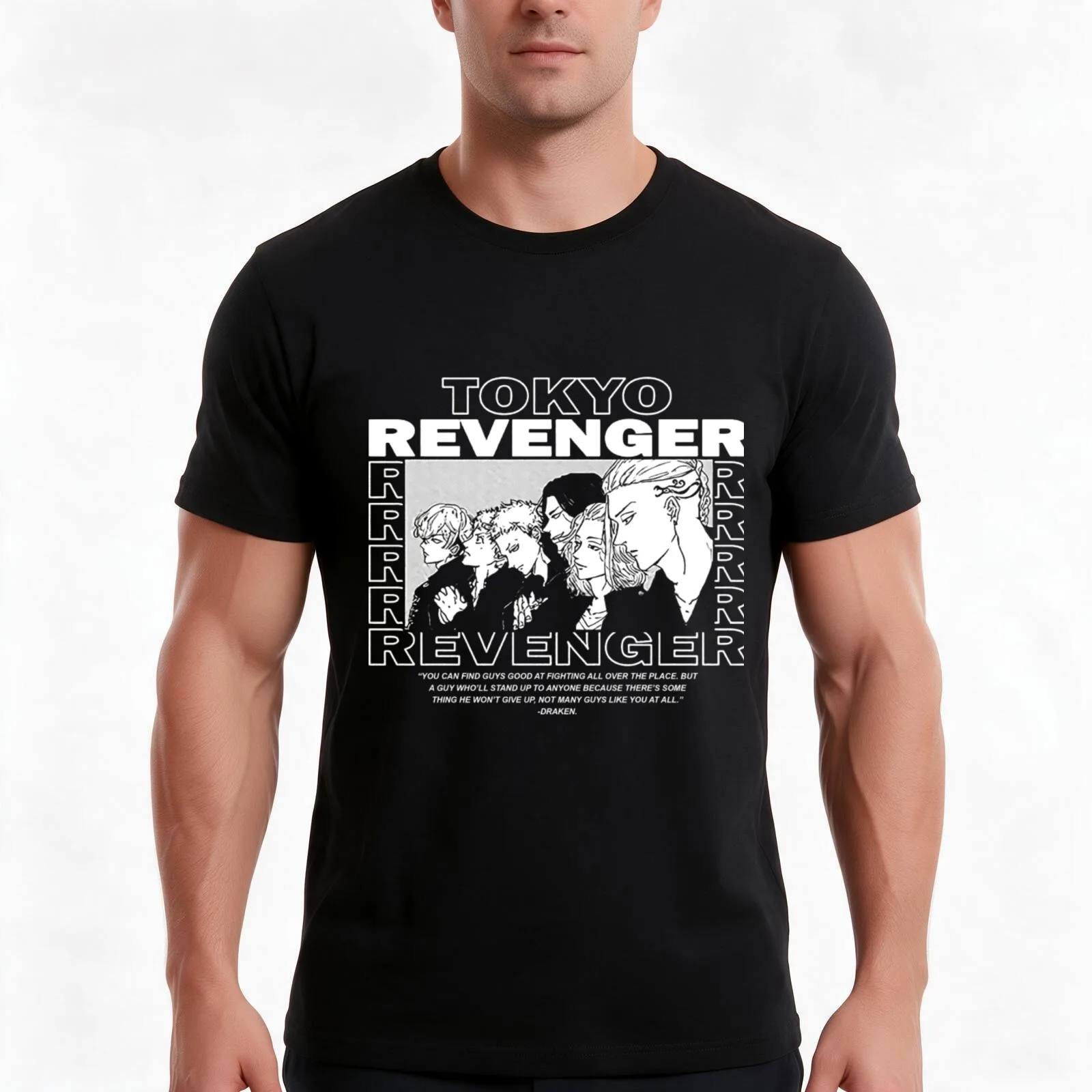 Comrade-in-arms Manga Perfect Gift For Fan T-Shirt, Summer Casual Cotton Tee, Oversized Streetwear Tops, Vintage Graphic Print