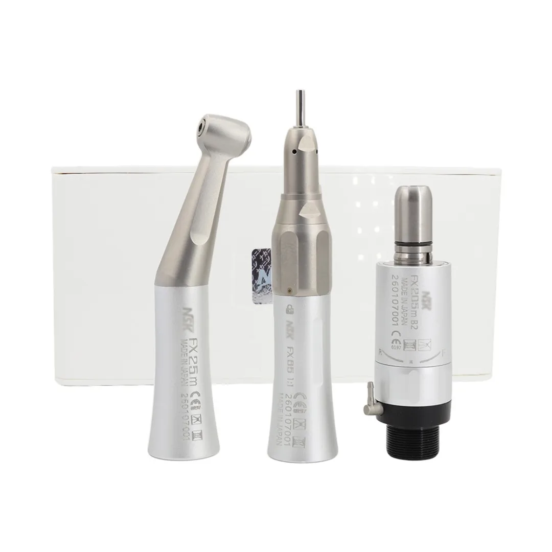 NSK Polishing Tools FX25 FX65 Dental 1:1 Direct Drive Contra Angle Low Speed Handpiece Mini Head Dentistry Against Contra Angle
