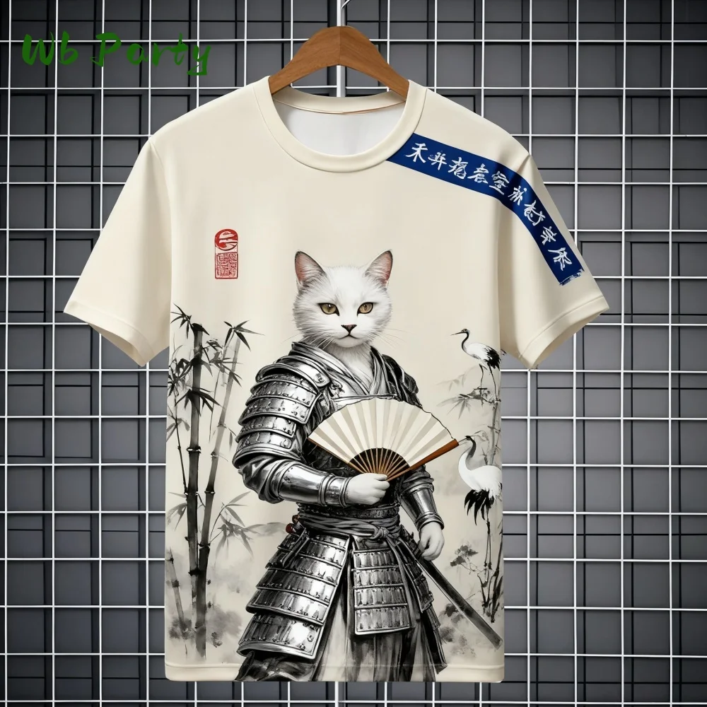 

Unisex 2025 Men's T-Shirt Cat 3D Printed T-Shirt Men Casual Fashion Funny Shirt Top Tee Men Clothing Men Street Casual Clothing
