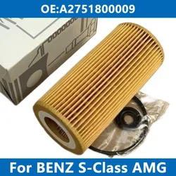 Car Engine Oil Filter Kit A2751800009 For Mercedes Benz W220 W221 W222 W463 S600 S65L S650 S680 Maybach AMG CL65 SL65 G65 M275