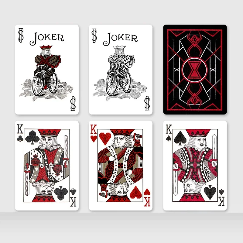 Cartas de jogo webbed de bicicleta USPCC Spider Web Deck Poker Size Jogos de cartas Hobby e colecionáveis