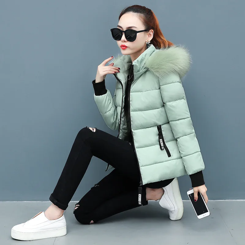 Sustans Zipper Fur Hooded Jacket Thickened Coat Women\'s Clothes Autumn Winter Casual Elegant Long Sleeve Warm New In Outerwears