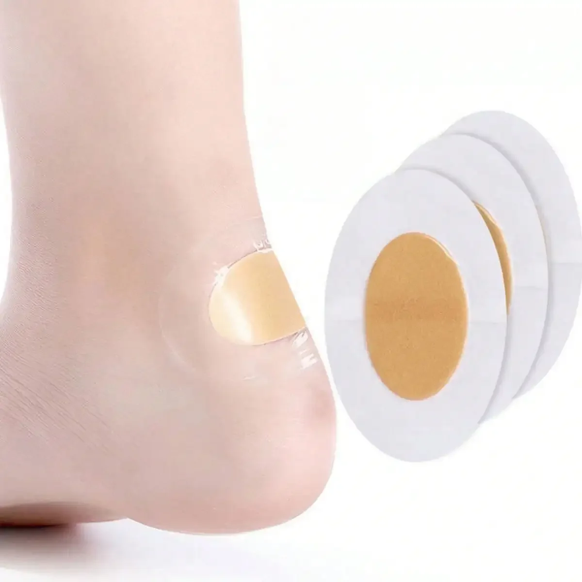 

20 Packs Gel Heel Protection Foot Pads Sticky Blister Pad Water Colloid Heel Pad Shoe Patch Pain Relief Plaster Foot Care High