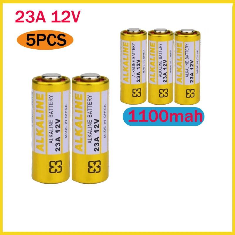 12V 23A battery 60pcs 23GA A23S E23A EL12 MN21 V23GA GP23A LRV08 is used for remote control doorbell clock home alarm system etc