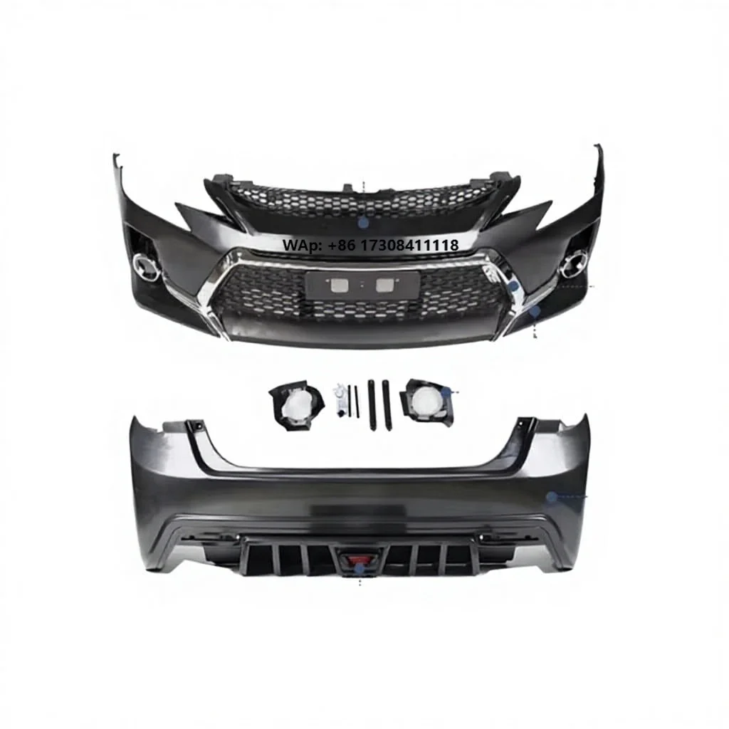 

New Auto Body Kit for REIZ 2014-2018 GS Model Upgrade with Front/Rear Bumper Grille & Lamps-100% Fitment PP Material