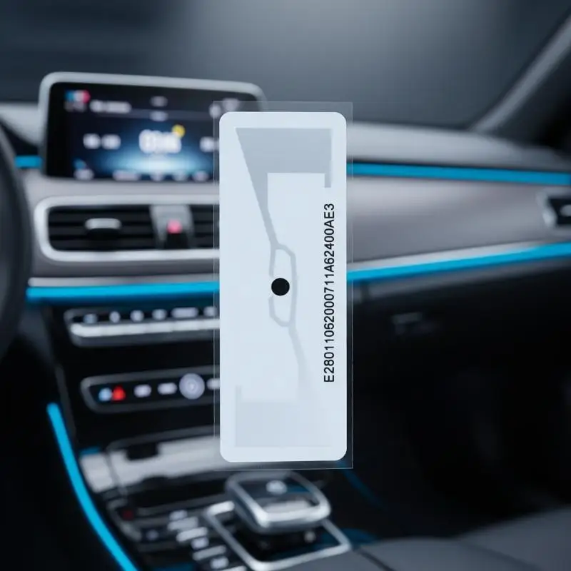 

EPC 6C UHF RFID Vehicle Windshield Tag 860-960Mhz Sticker Label Waterproof for Parking Access Card