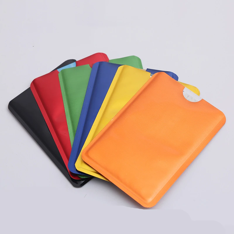 20pcs Random Color Anti-Scan Card Protector Cover Case Sleeve Anti Theft for RFID ID Credit Card Cover Case