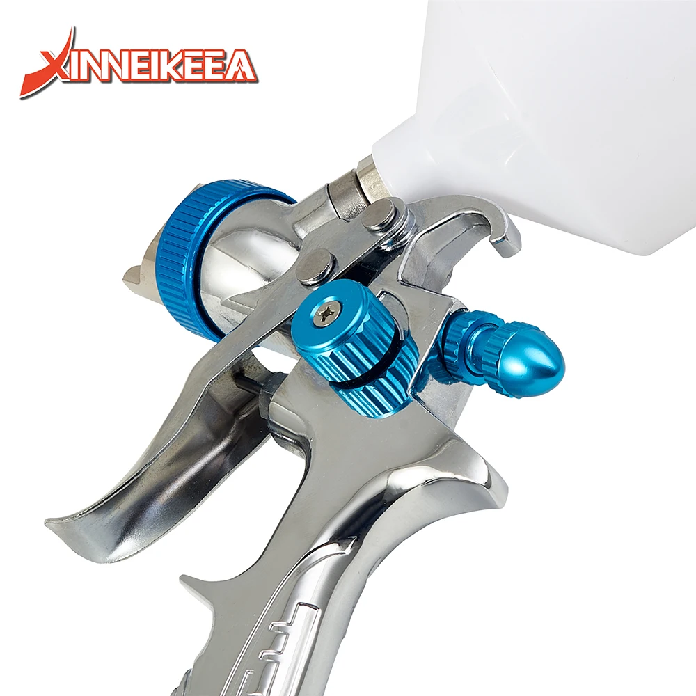 Nuovo HVLP pneumatico protezione ambientale pistola a spruzzo ugello 1.4 2.0mm annaffiatoio capacità 600ml H-887 mobili pistola a spruzzo