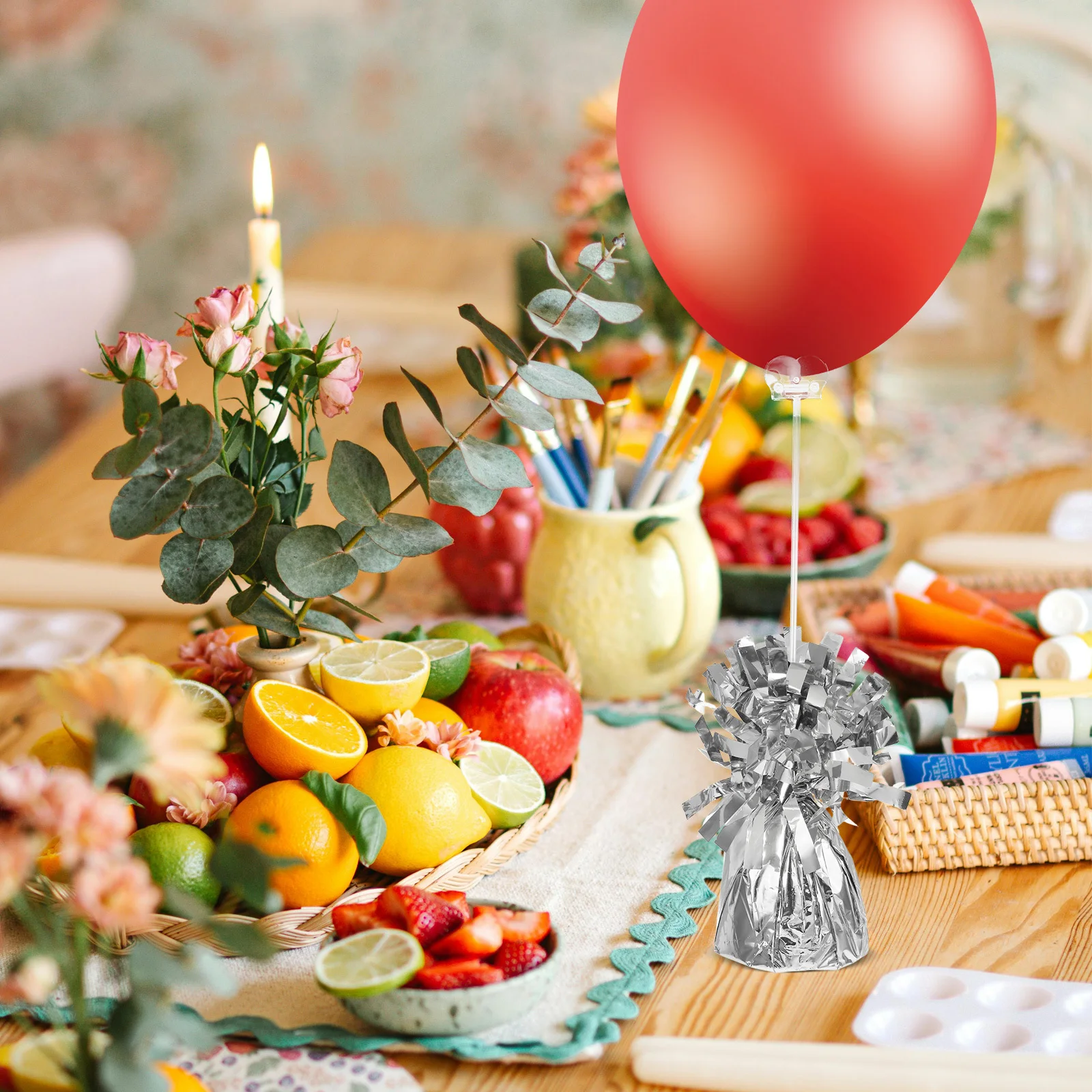 

6Pcs Balloon Weight Blocks Reliable Material Easy to Use for Party Festival Decorations Graduations Balloons Accessories