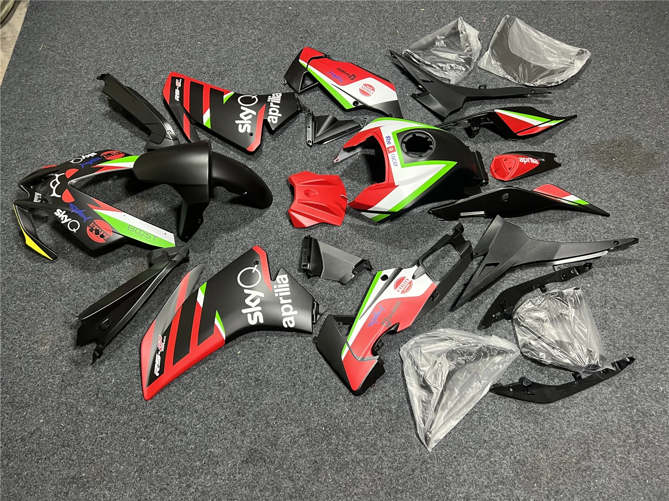 New ABS Fairings Kit Fit For Aprilia RS4 50 125 RS125 2012 2013 2014 2015 2016 2017 2018 12 13 14 15 16 Bodywork Set Black red