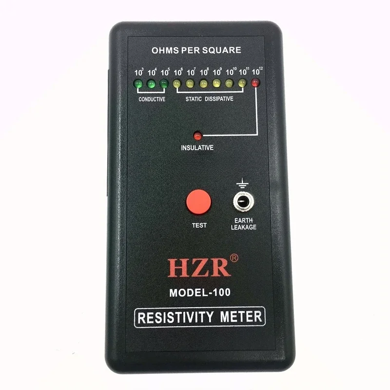Modelo-resistência Resistividade Medidor Eletrostática Static Electricidade Tester Esd 100 Superfície