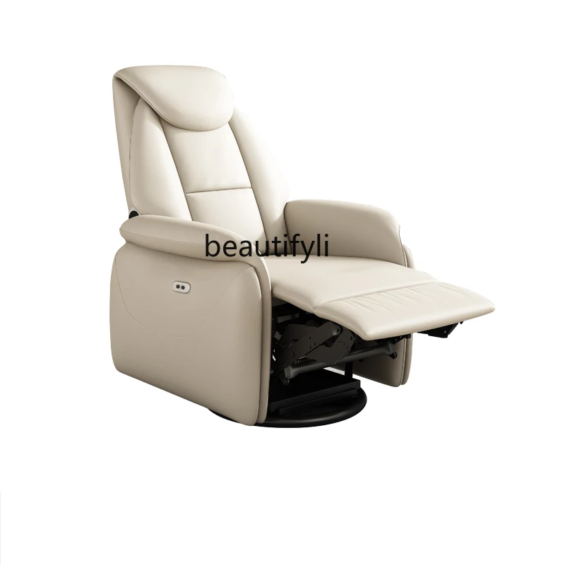 

Sofa Cabin Single-Person Leather Electric Massage Multifunctional Recliner Living Room Balcony Small Apartment Lazy Bone Chair