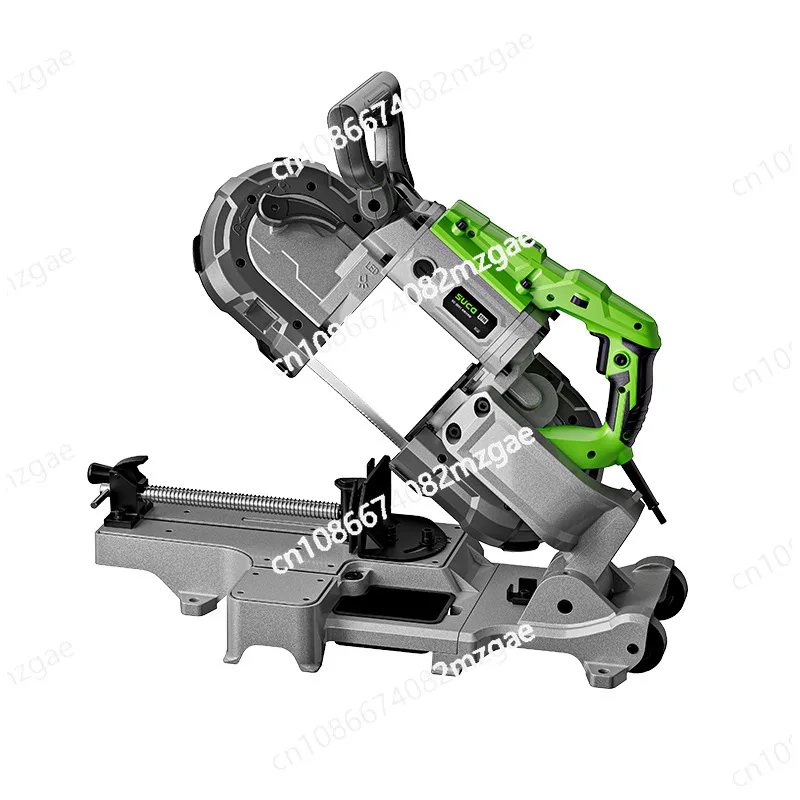 Portable multifunctional band saw handheld metal cutting band saw machine tool 45 degree profile small sawing machine