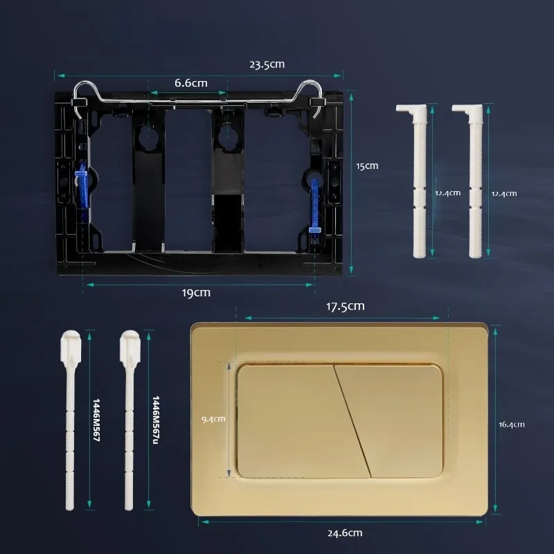 Adapting Geberi toilet accessories sigma01 20 30 up300 up320 double-press flush panel