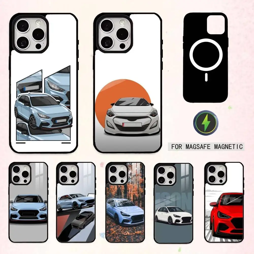 

I20N I30N P-Pocket Rocket car Phone Case For iPhone17,16,15,14,13,12,11 Plus,Pro Max Magnetic For Magsafe Wireless Charging